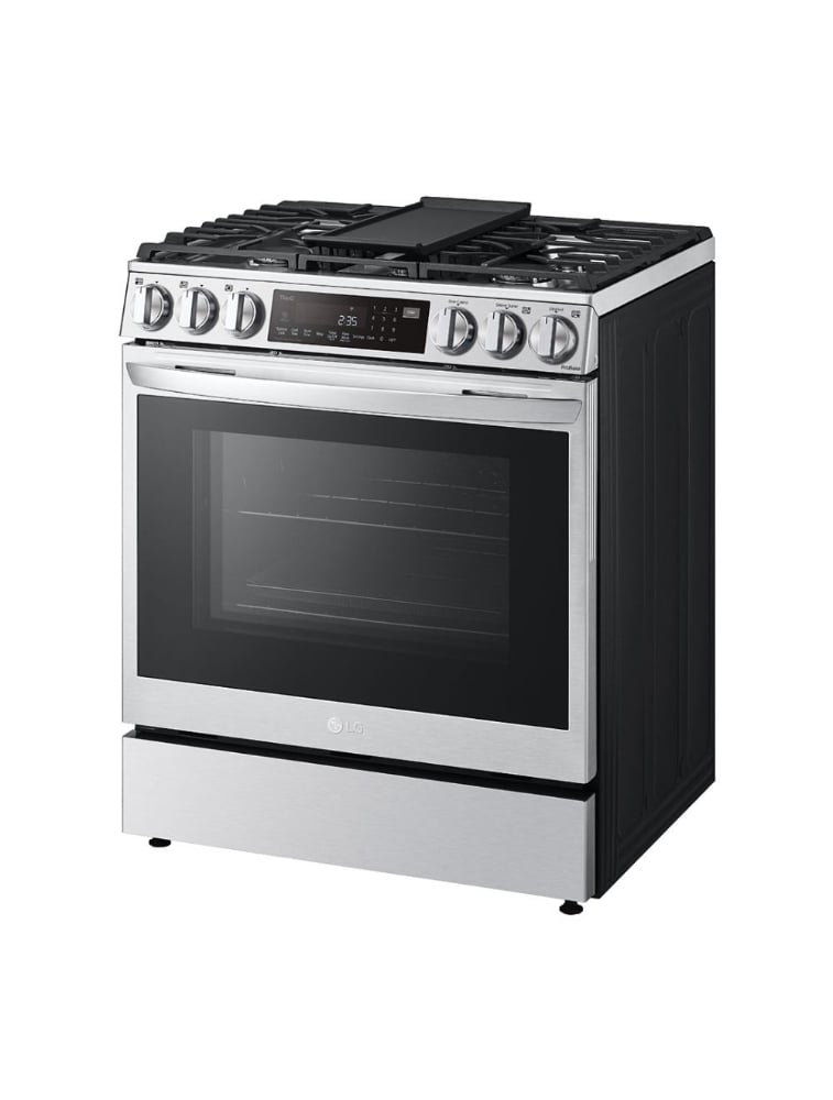 Cuisinière au gaz encastrable 30 po. 6,3 pi³ avec convection ProBake™ LG LSGL6335F