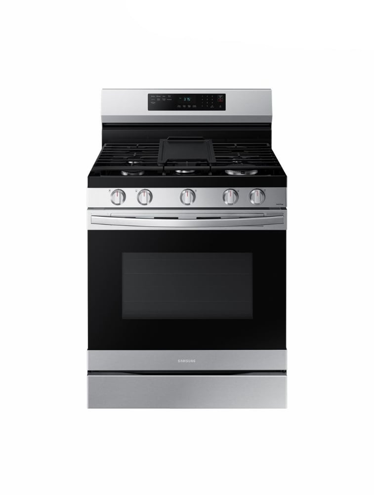 Cuisinière à gaz autoportante 30 po. 6 pi³ avec convection Samsung NX60A6511SS/AA