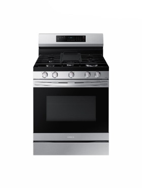 Cuisinière au gaz autoportante 30 po. 6 pi³ avec convection Samsung NX60A6511SS/AA