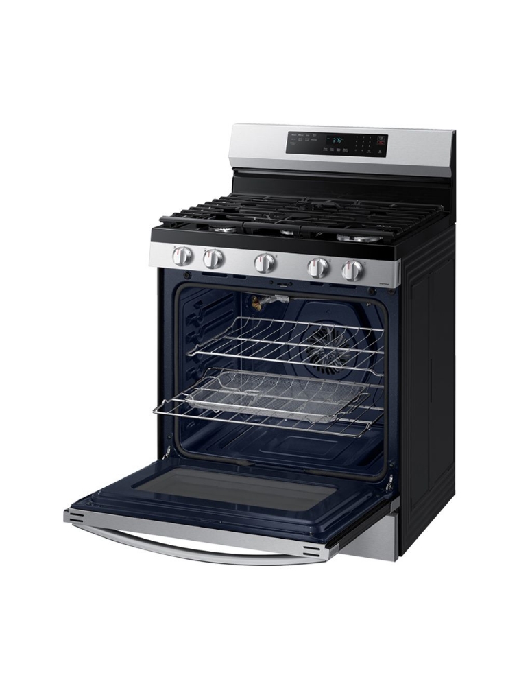 Cuisinière à gaz autoportante 30 po. 6 pi³ avec convection Samsung NX60A6511SS/AA