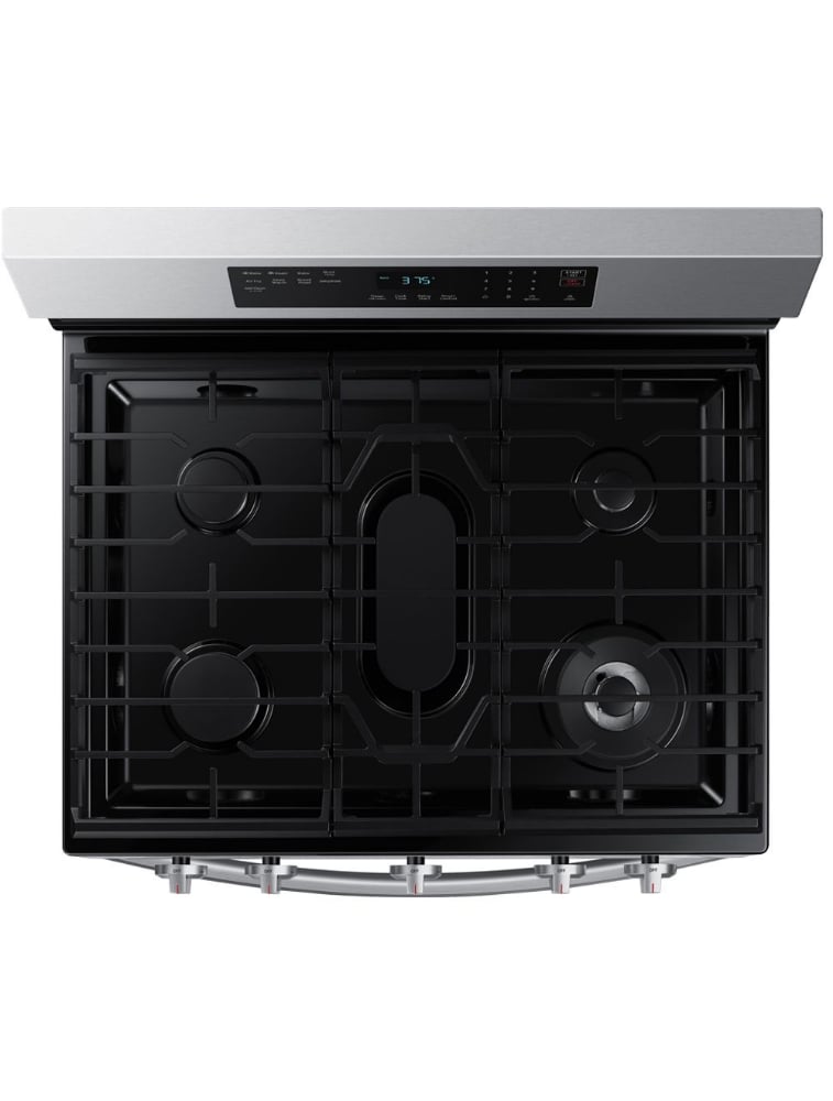 Cuisinière à gaz autoportante 30 po. 6 pi³ avec convection Samsung NX60A6511SS/AA