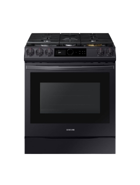 Cuisinière au gaz encastrable 30 po. 6 pi³ avec convection Samsung NX60T8711SG/AA