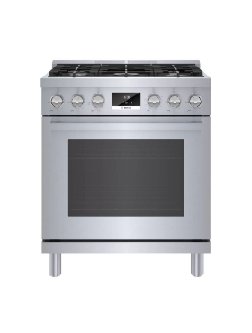 Cuisinière à gaz autoportante 30 po. 3,7 pi³ avec convection Bosch HGS8055UC