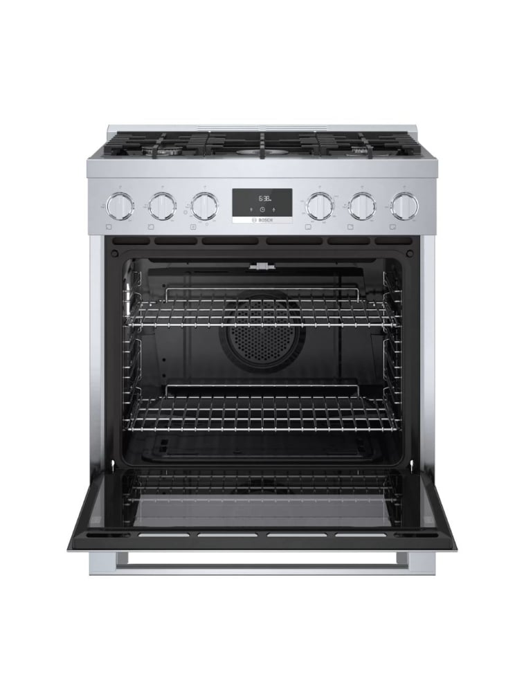 Cuisinière au gaz autoportante 30 po. 3,7 pi³ avec convection Bosch HGS8055UC