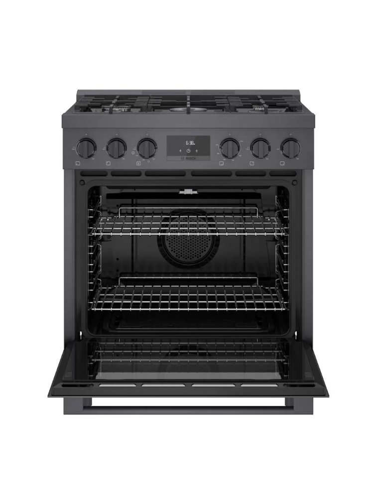 Cuisinière au gaz autoportante 30 po. 3,7 pi³ avec convection Bosch HGS8045UC