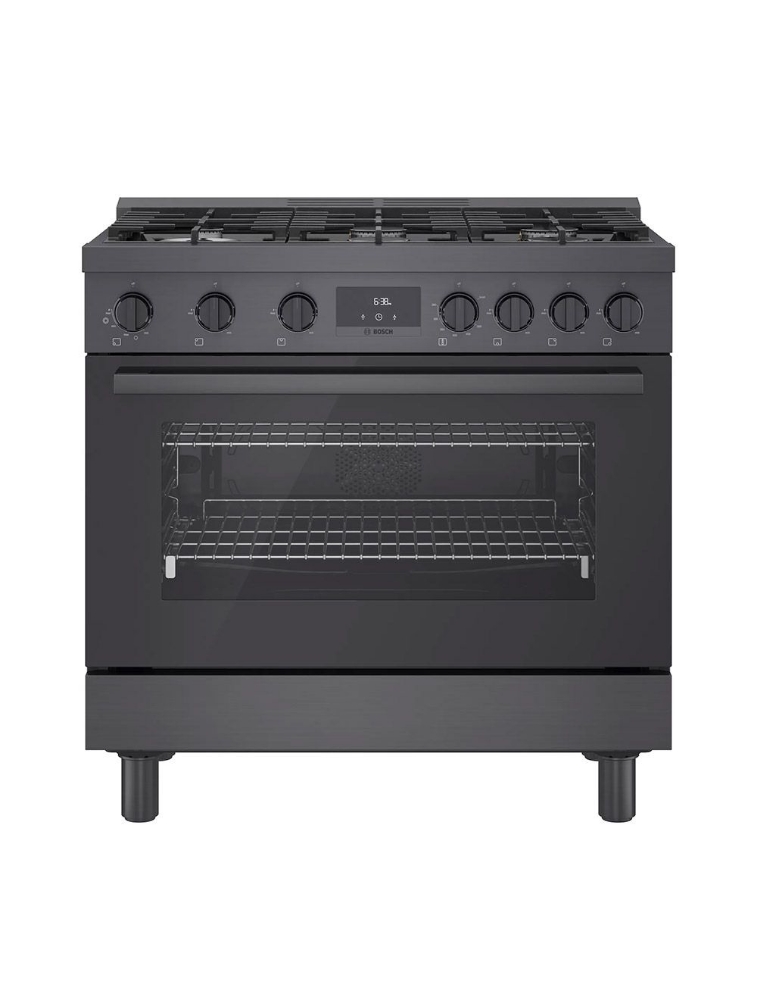 Cuisinière à gaz autoportante 36 po. 3,4 pi³ avec convection Bosch HGS8645UC