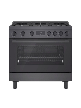 Cuisinière à gaz autoportante 36 po. 3,4 pi³ avec convection Bosch HGS8645UC