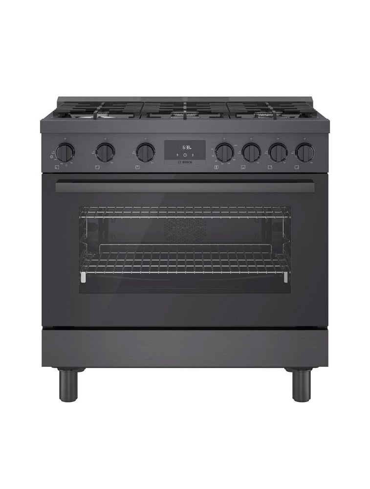 Cuisinière au gaz autoportante 36 po. 3,4 pi³ avec convection Bosch HGS8645UC