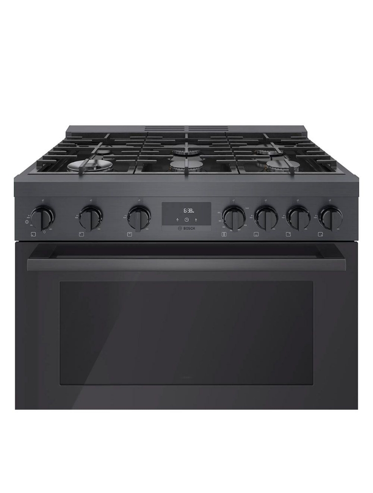 Cuisinière à gaz autoportante 36 po. 3,4 pi³ avec convection Bosch HGS8645UC