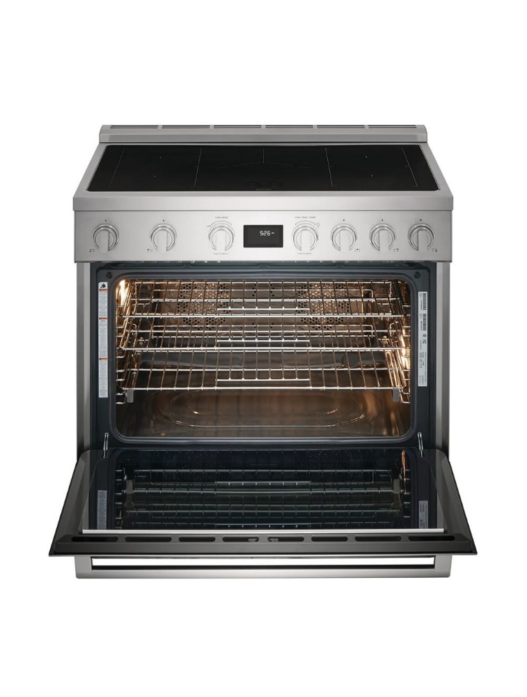 Cuisinière à induction autoportante 36 po. 4,4 pi³ avec convection Electrolux ECFI3668AS