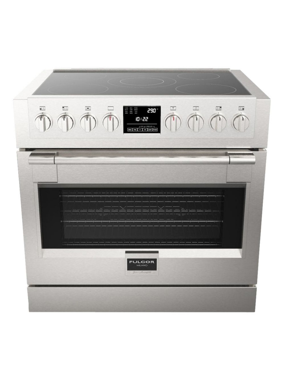 Cuisinière à induction autoportante 36 po. 5,7 pi³ avec convection Fulgor Milano F6PIR365S1