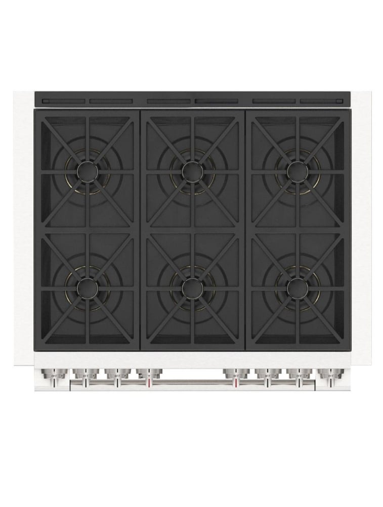 Cuisinière au gaz autoportante 36 po. 5,7 pi³ avec convection Fulgor Milano F6PGR366S2