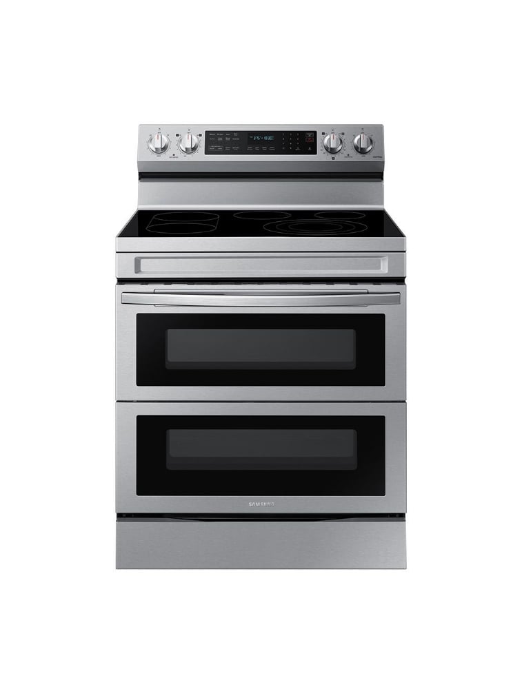 Cuisinière électrique autoportante 30 po. 6,3 pi³ avec convection Samsung NE63A6751SS/AC