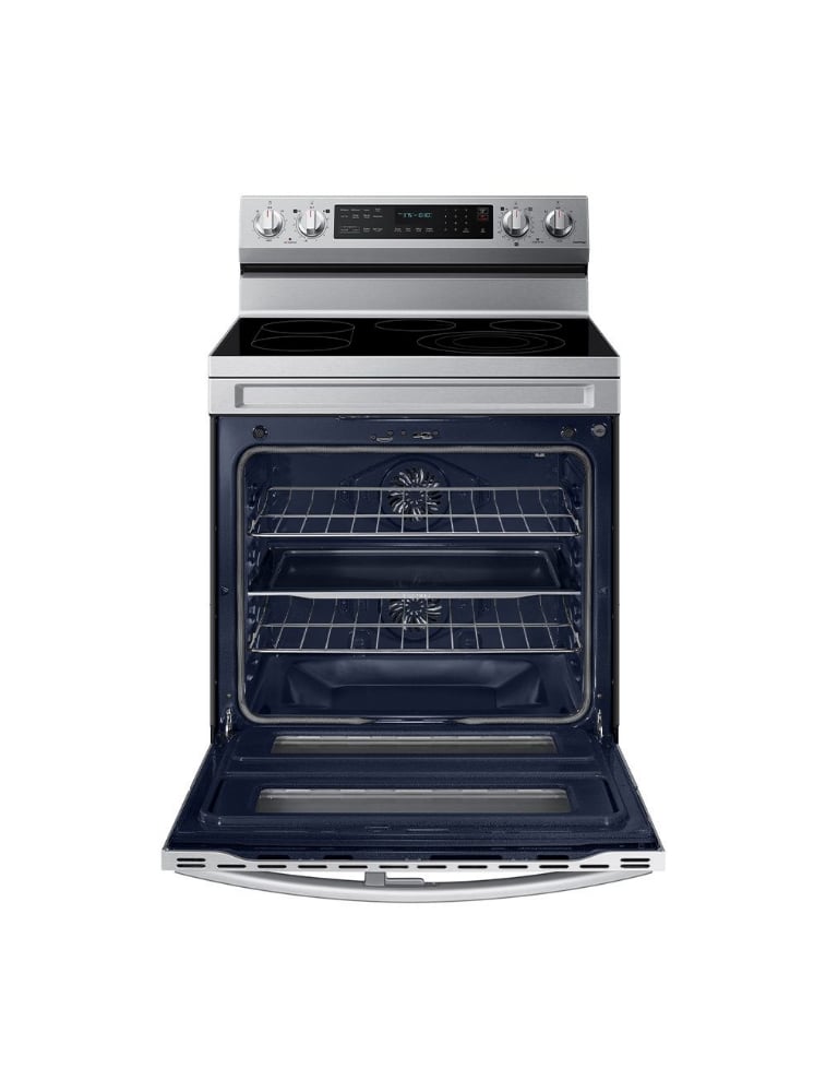 Cuisinière électrique autoportante 30 po. 6,3 pi³ avec convection Samsung NE63A6751SS/AC