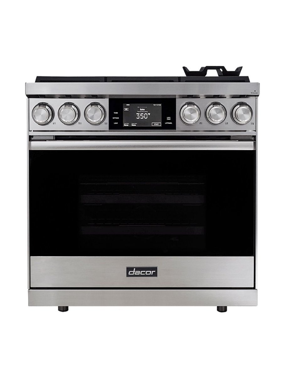 Cuisinière biénergie autoportante 36 po. 4,8 pi³ avec convection Dacor DOP36M86DPS