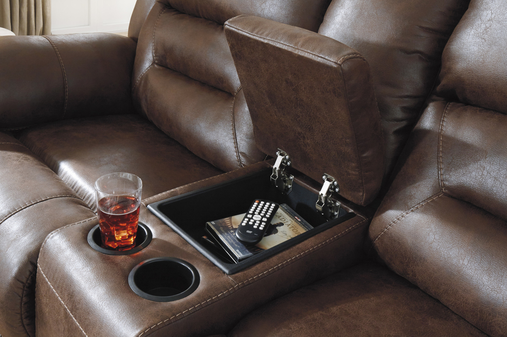 Picture of Power reclining loveseat with console