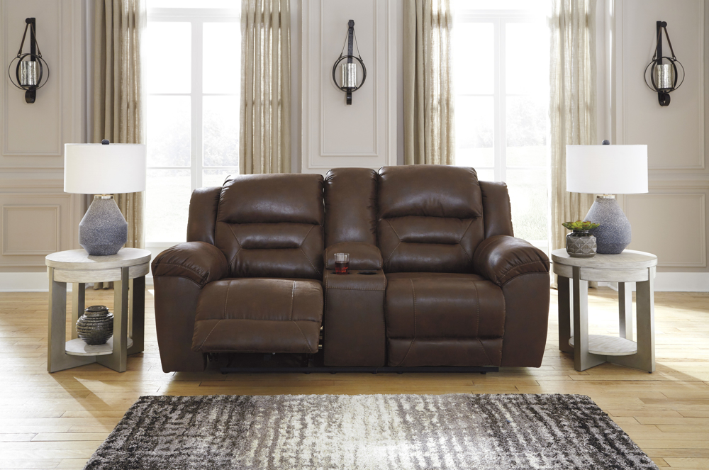 Picture of Power reclining loveseat with console