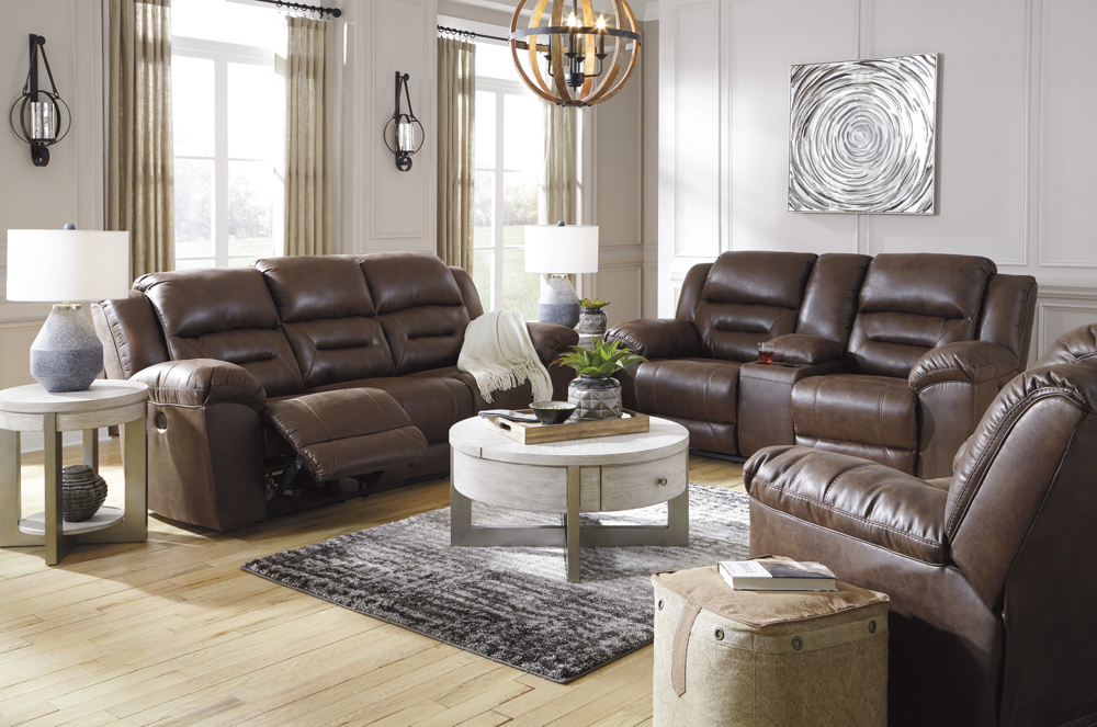 Picture of Power reclining loveseat with console