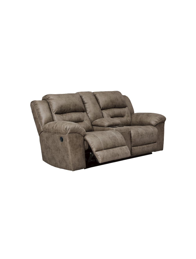 Picture of Reclining loveseat with console