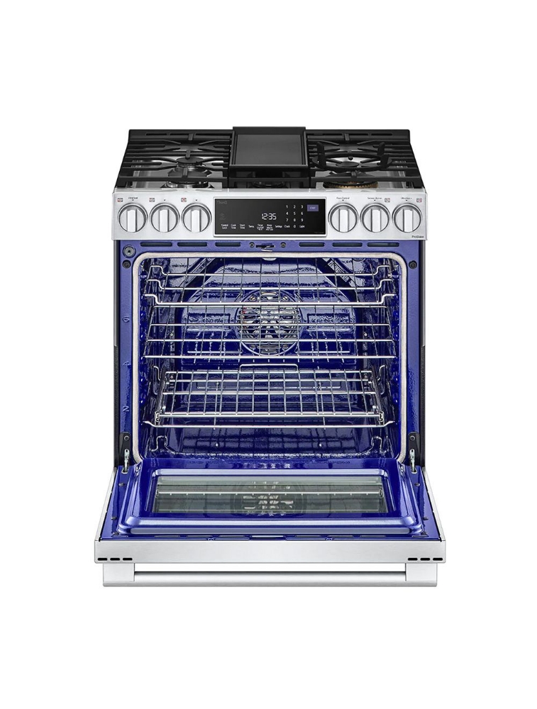 Cuisinière au gaz encastrable 30 po. 6,3 pi³ avec convection ProBake™ LG Studio LSGS6338F