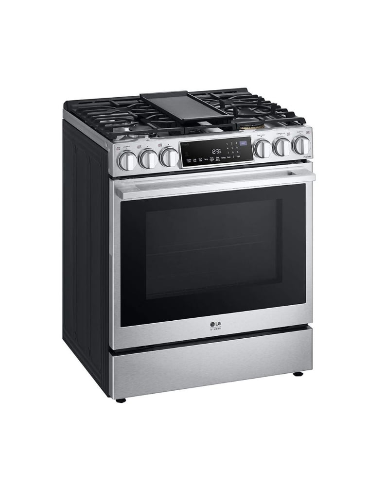 Cuisinière au gaz encastrable 30 po. 6,3 pi³ avec convection ProBake™ LG Studio LSGS6338F