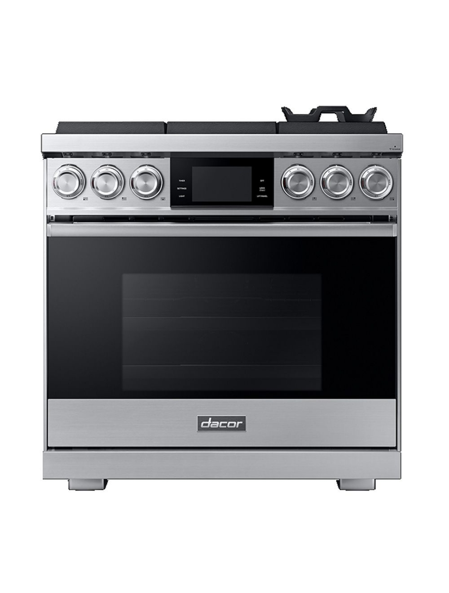 Cuisinière au gaz autoportante 36 po. 5,4 pi³ avec convection Dacor DOP36M96GLS/DA