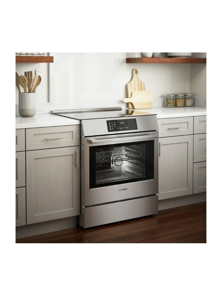 Cuisinière à induction encastrable 30 po. 4,6 pi³ avec convection Bosch HIIP057C