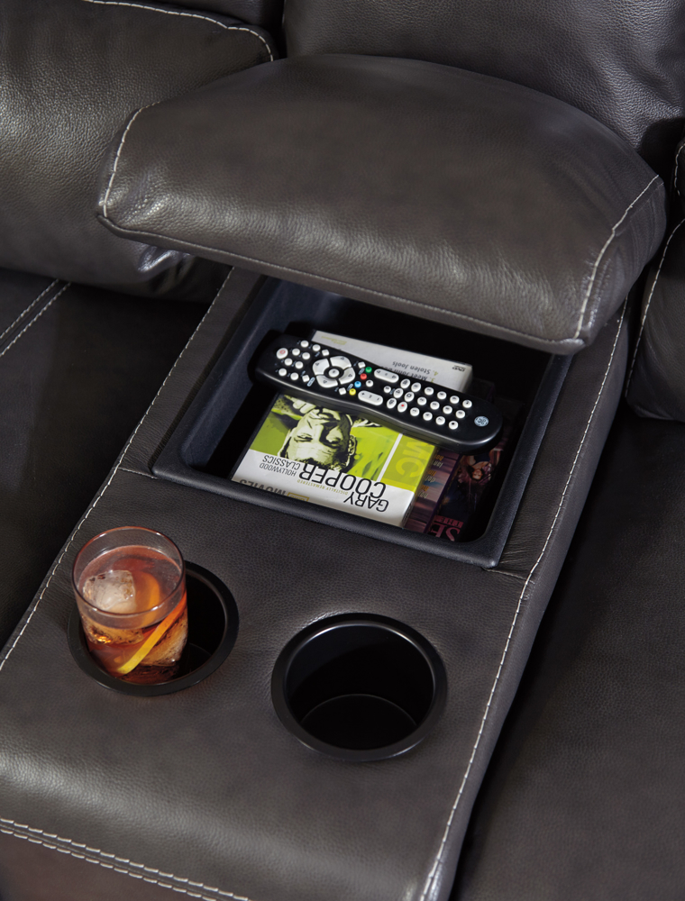 Picture of Power reclining loveseat with console