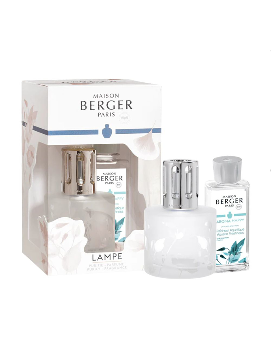 Coffret lampe Berger Essentielle carrée