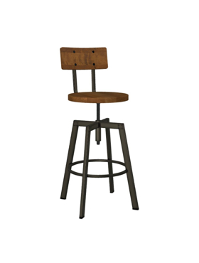 Picture of Adjustable swivel counter stool