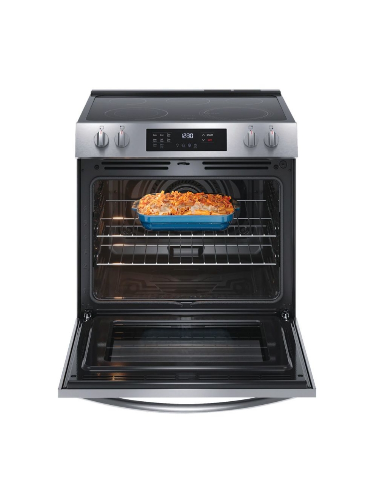 Cuisinière électrique autoportante 30 po. 5,3 pi³ avec convection Frigidaire FCFE308CAS