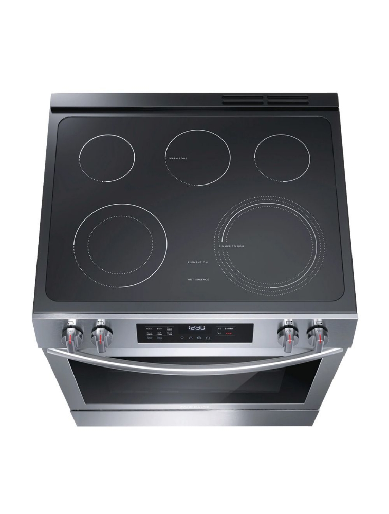 Cuisinière électrique autoportante 30 po. 5,3 pi³ avec convection Frigidaire FCFE308CAS