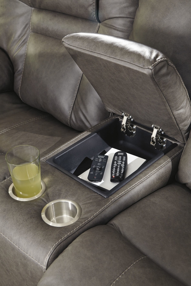 Picture of Power reclining loveseat with console