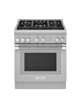 Cuisinière au gaz autoportante 30 po. 4,6 pi³ avec convection Thermador PRG305WH