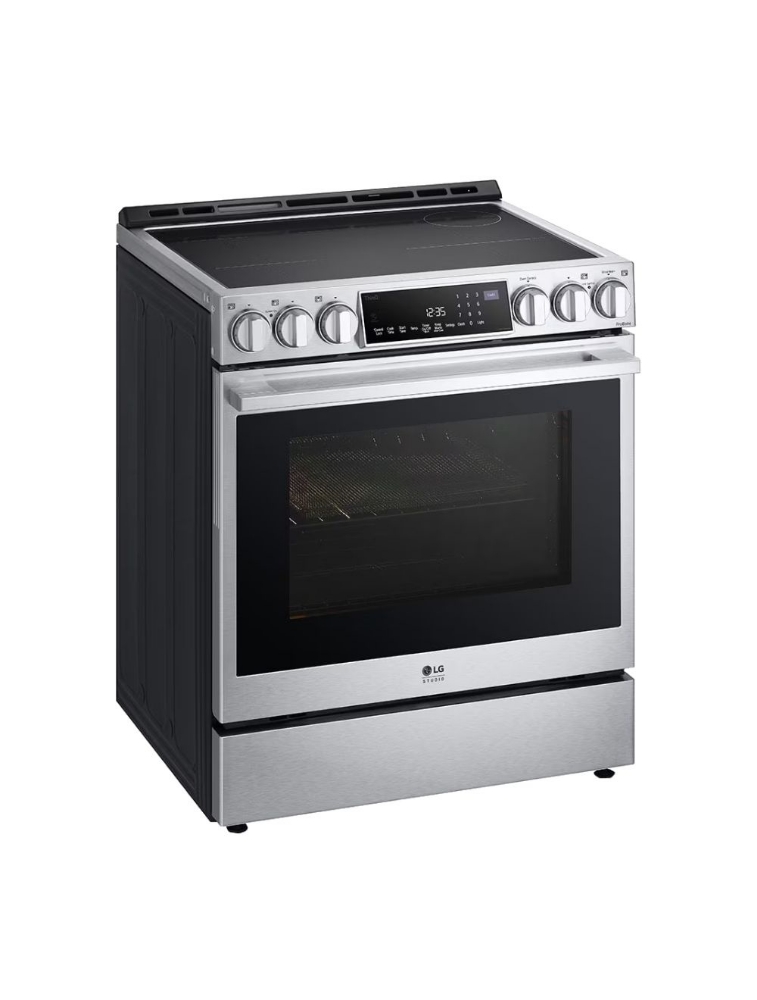 Cuisinière à induction encastrable 30 po. 6,3 pi³ avec convection LG Studio LSIS6338F