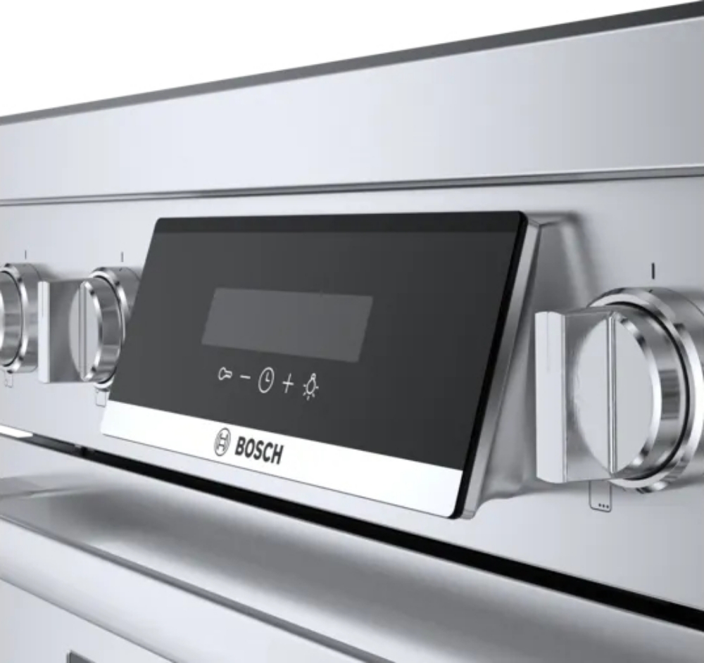 Cuisinière à induction encastrable 30 po. 3,9 pi³ avec convection Bosch HIS8055C