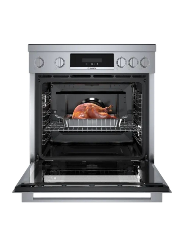 Cuisinière à induction encastrable 30 po. 3,9 pi³ avec convection Bosch HIS8055C