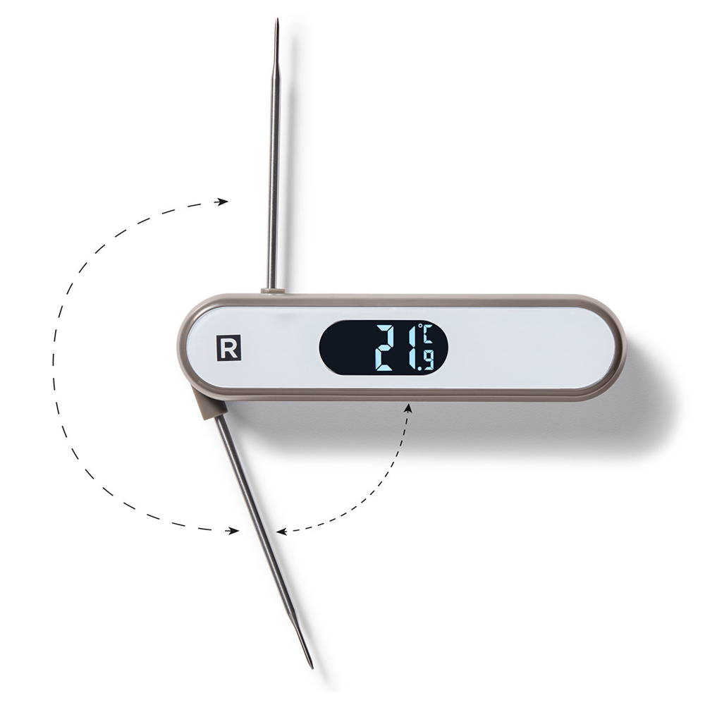 Image sur Thermomètre numérique à sonde repliable