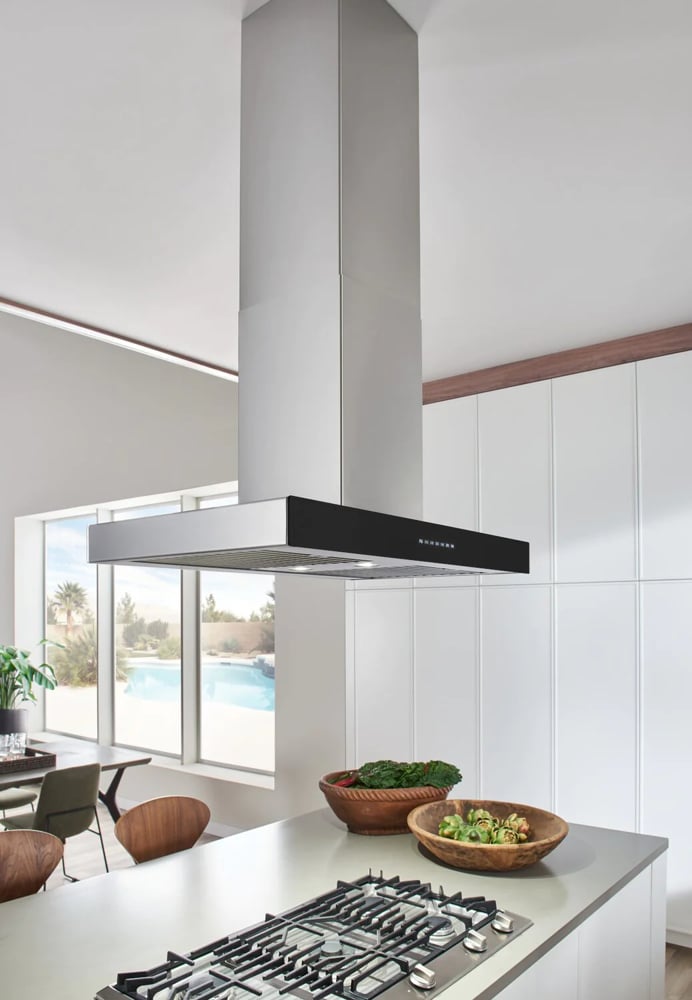 Picture of Island Mount Range Hood - 36 Inches