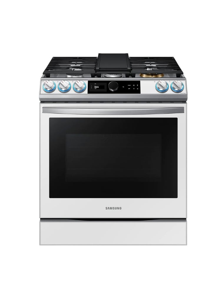 Cuisinière à gaz encastrable 30 po. 6 pi³ avec convection Samsung BESPOKE NX60BB871112AA