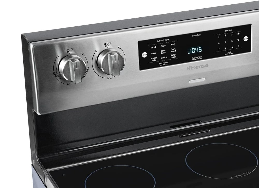 Cuisinière électrique autoportante 30 po. 5,8 pi³ avec convection Hisense HBE3501CPS