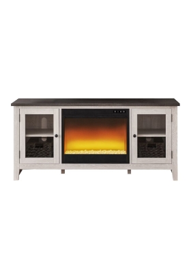 Picture of 60 Inch TV Stand With Electric Fireplace Insert