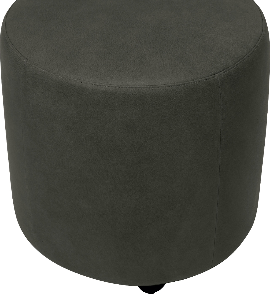 Picture of Round Small Ottoman with Castors