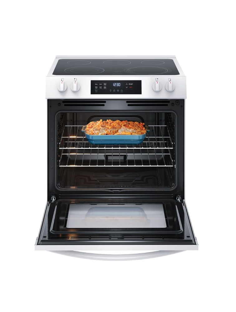 Cuisinière électrique autoportante 30 po. 5,3 pi³ avec EvenTemp™ Frigidaire FCFE306CAW