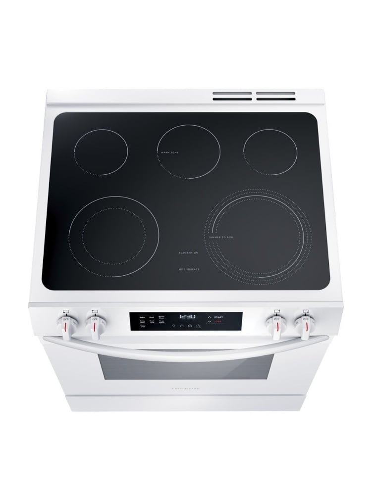 Cuisinière électrique autoportante 30 po. 5,3 pi³ avec EvenTemp™ Frigidaire FCFE306CAW