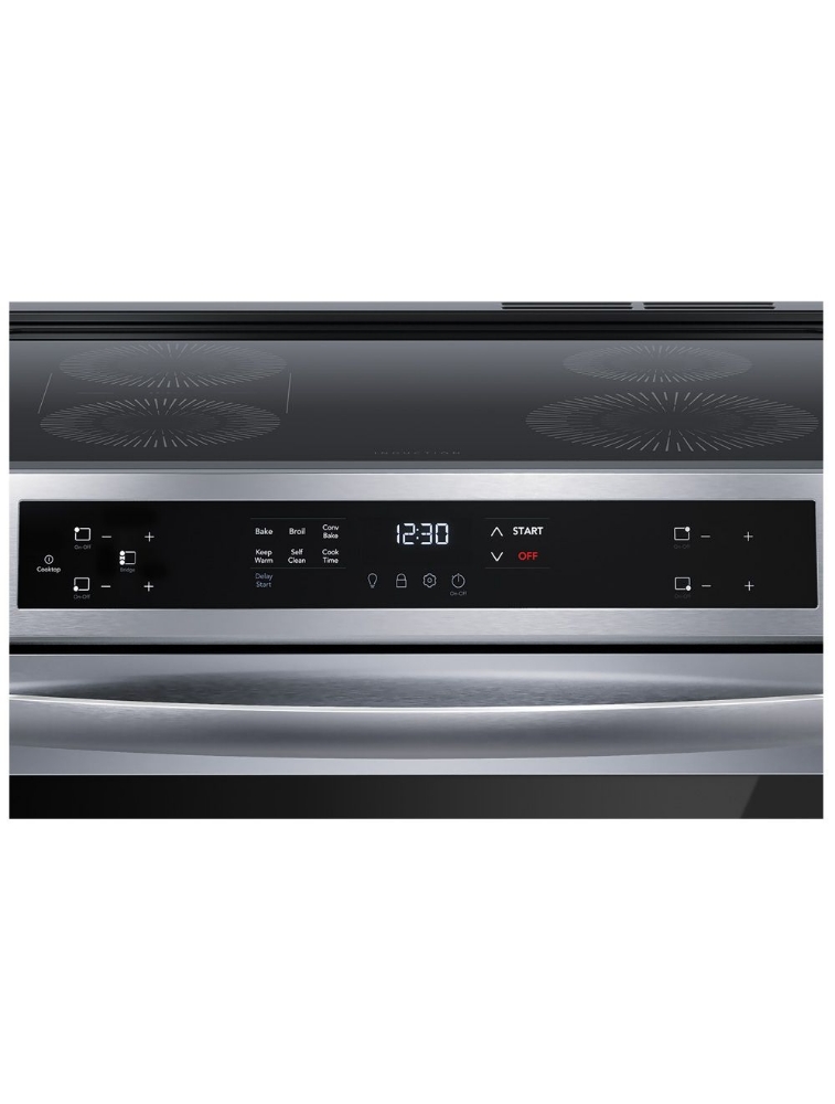 Cuisinière à induction encastrable 30 po. 5,3 pi³ avec convection Frigidaire FCFI308CAS