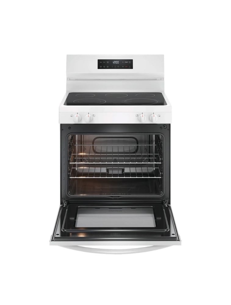 Cuisinière électrique autoportante 30 po. 5,3 pi³ avec EvenTemp™ Frigidaire FCRE306CAW