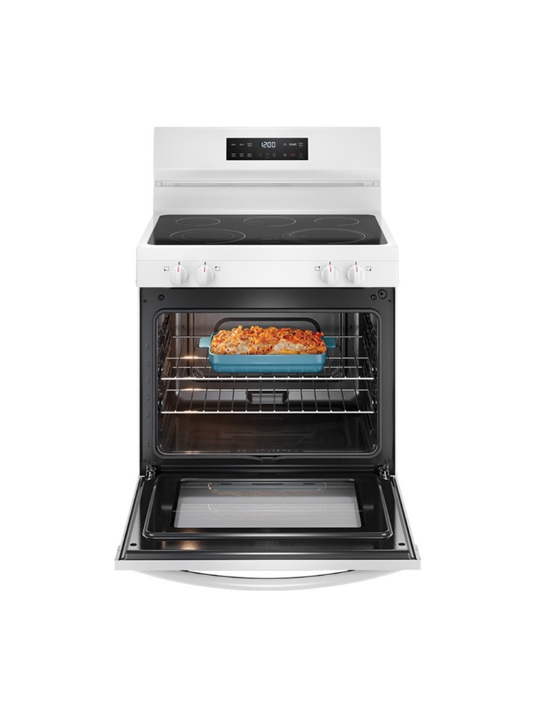 Cuisinière électrique autoportante 30 po. 5,3 pi³ avec EvenTemp™ Frigidaire FCRE306CAW