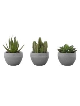 Picture of 6 Inch Set of 3 Artificial Plants