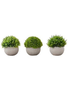 Picture of 5 Inch Set of 3 Artificial Plants